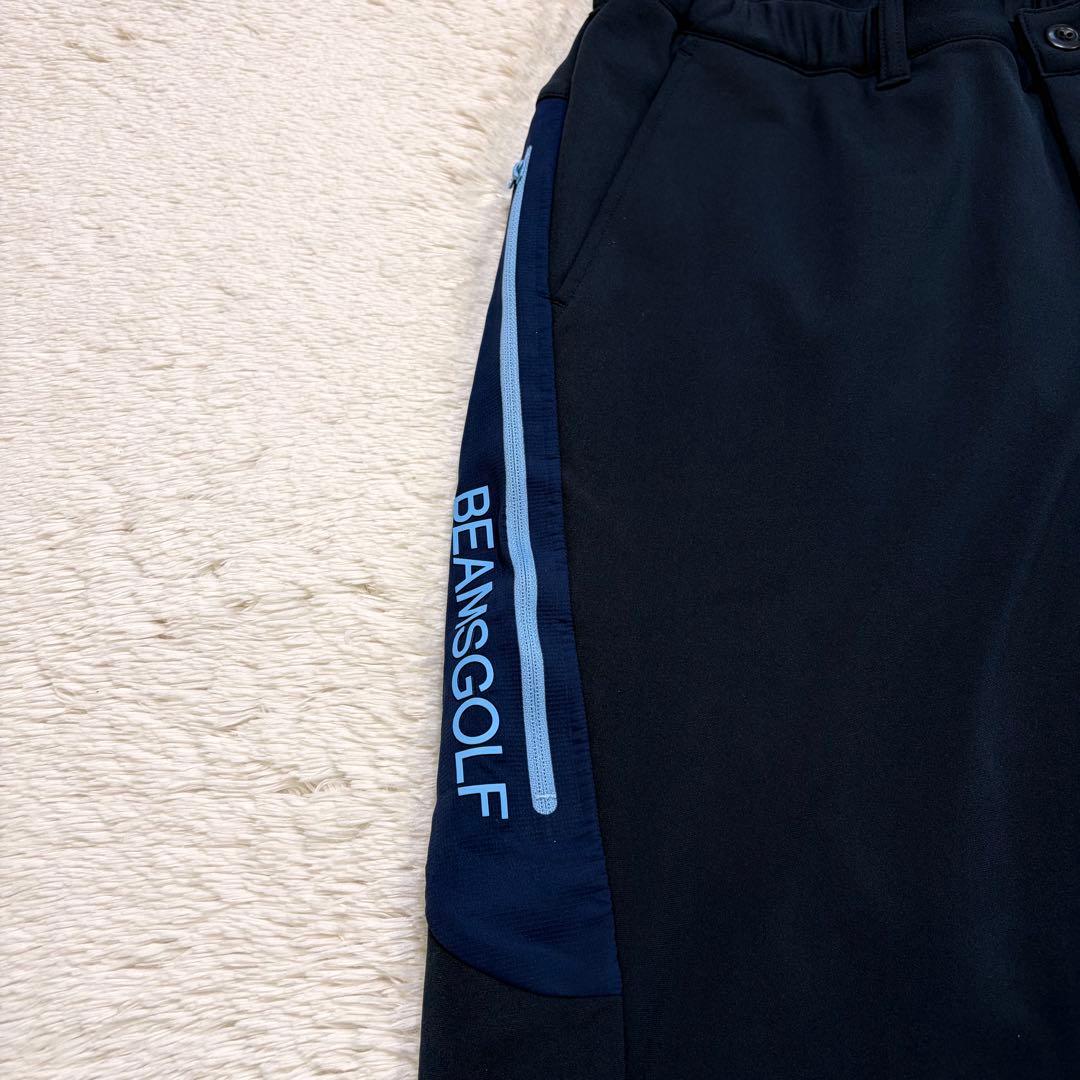 【美品】 BEAMS GOLF ゴルフウェア パンツ ストレッチ ネイビー XL