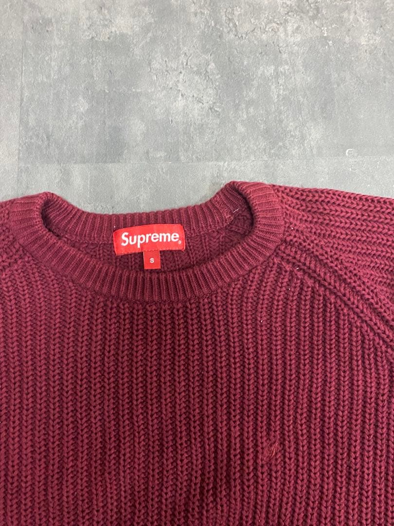 supreme ニット　セーター　赤