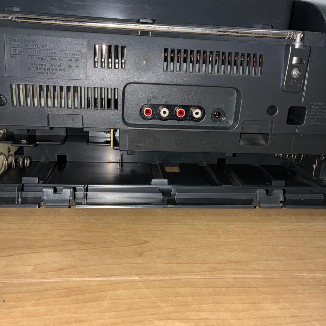 美品！パナソニック　コブラトップ搭載　CDラジカセ　RX-DT707 動作ok