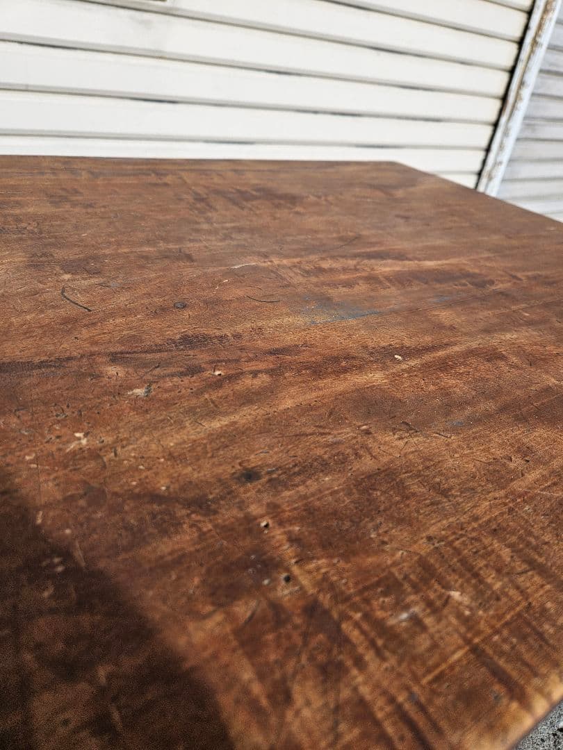 ジャパンアンティーク 古い櫓炬燵 レトロ 無垢材 天板 ヒーターユニット付き