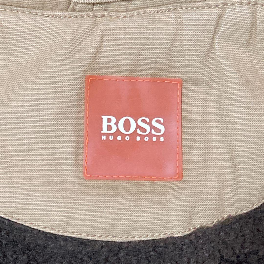 【美品】HUGO BOSS ヒューゴ ボス 裏ボア フード モッズコート 50