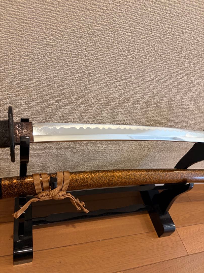 高級模造刀 金黎継 美術刀 台座付き（別型）