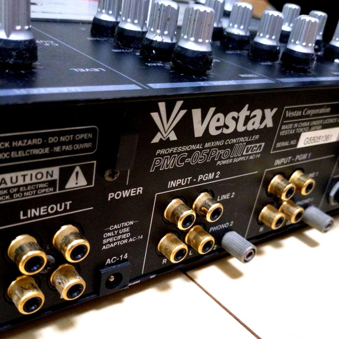 動作・通電・メンテ済 Vestax PMC-05Pro III DJミキサー