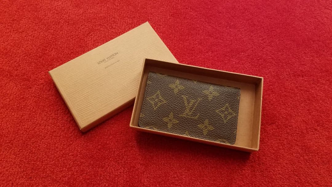 美品 ルイヴィトン モノグラム 名刺ケース