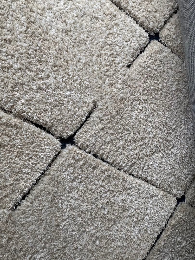 LOWYA NEW デニドラ ダイア シャギー ラグ Lサイズ 3畳
