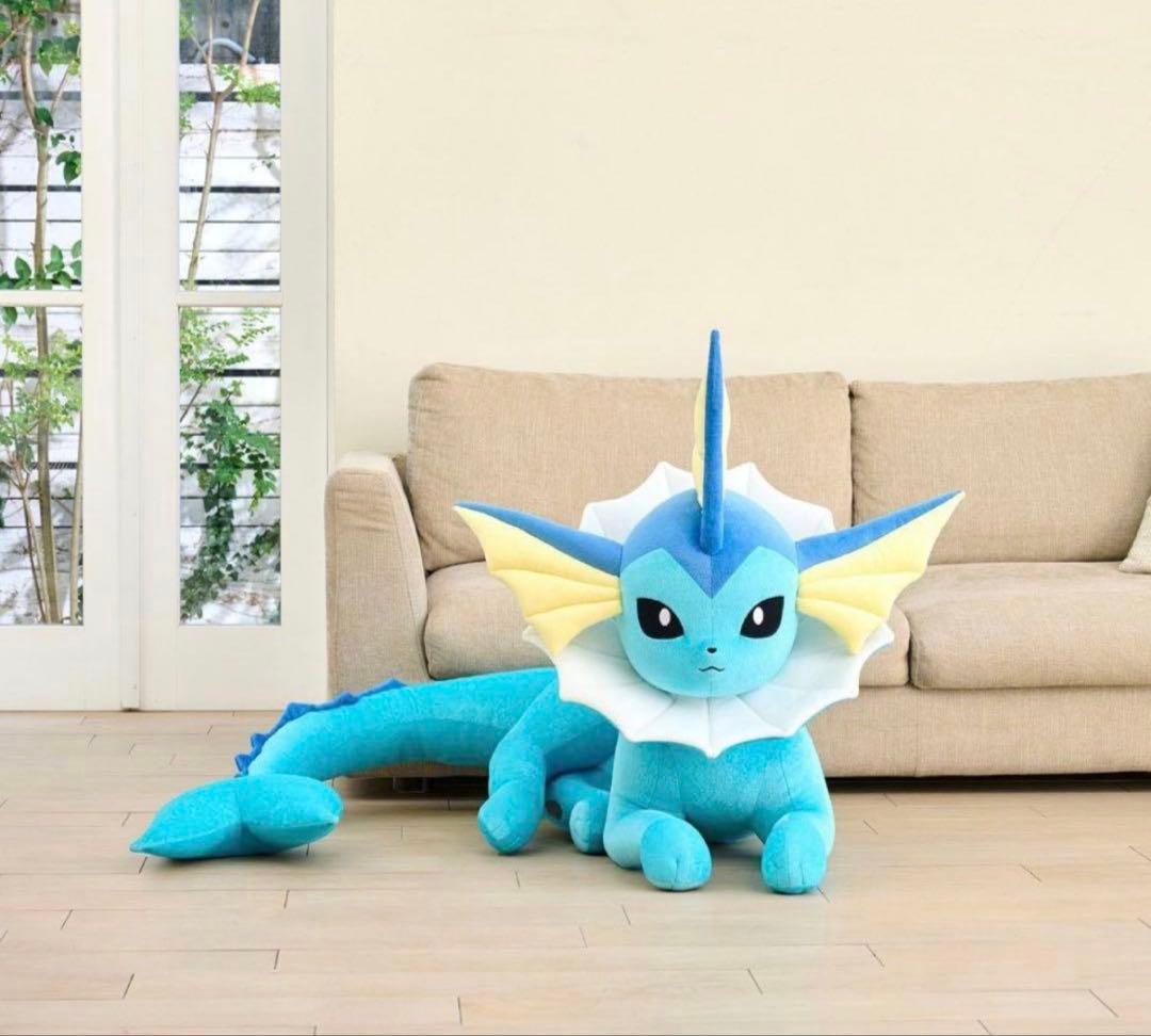 ポケモンセンターオンライン ぬいぐるみ 等身大 シャワーズ 寝そべり