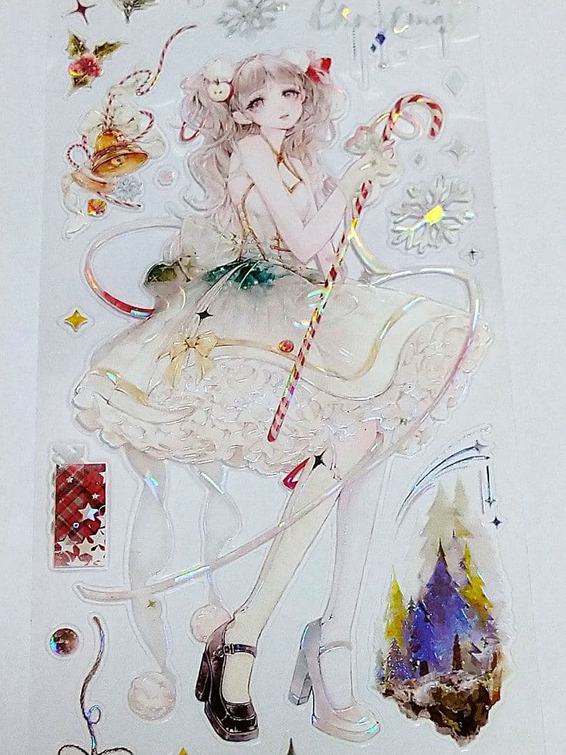 J1015＃绮夜梦使(模切贝壳光)第九航道切り売りは人物マステ女の子