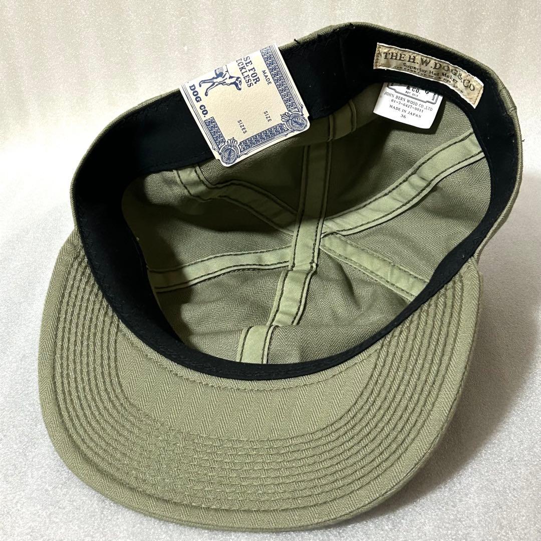 帽子 THE H.W.DOG&Co-HERRINGBONE RAILROAD CAP