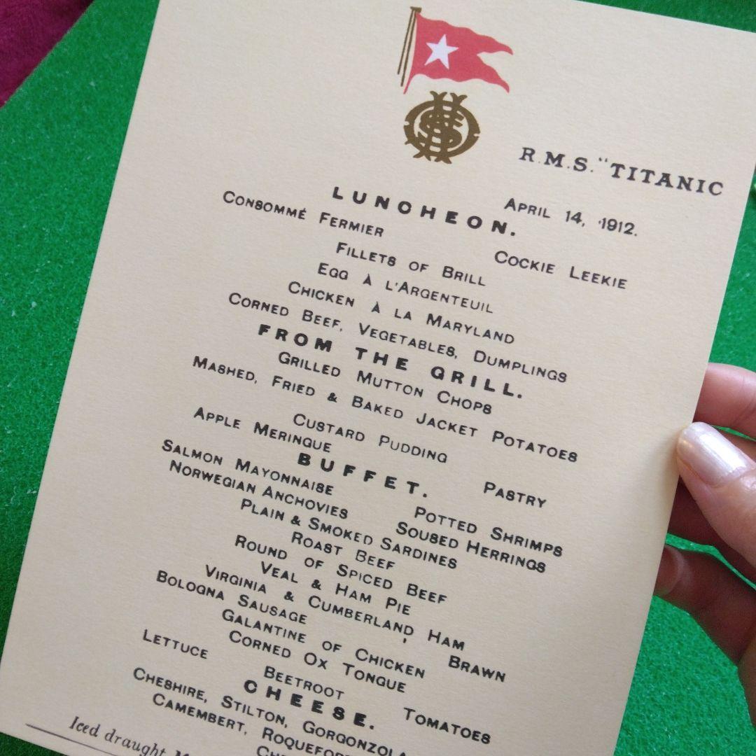 タイタニック号　3点セット