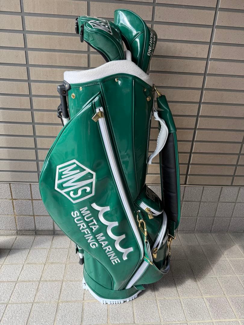 MUTA MARINE キャディバック　ヘッドカバー　ムータグリーン