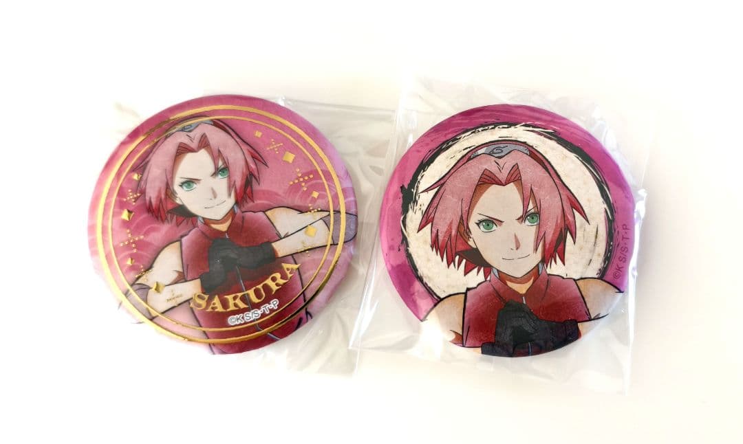 NARUTO-ナルト- 疾風伝 ブロッコリー缶バッジ　SPECIALレア　サクラ