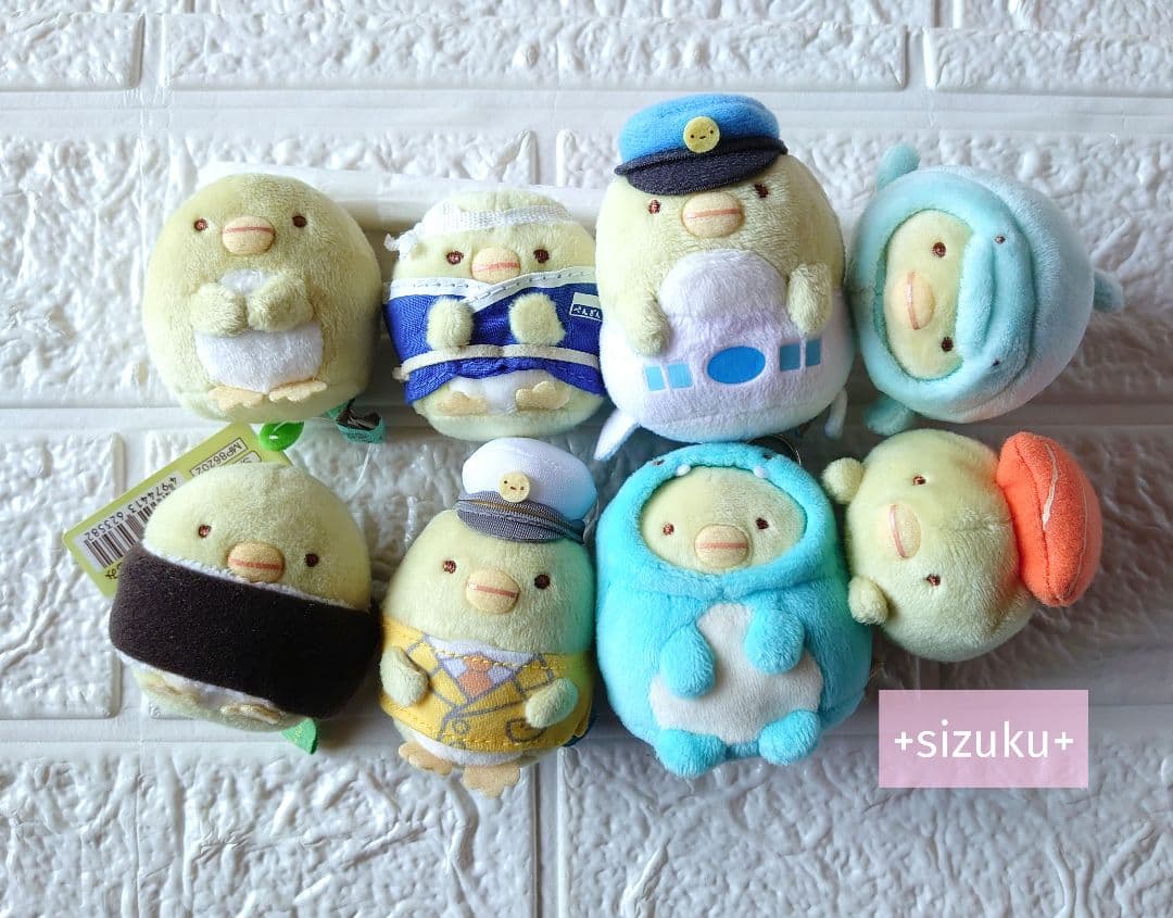 【新品〜美品・8体】すみっコぐらし ぺんぎん？ てのりぬいぐるみ まとめ売り