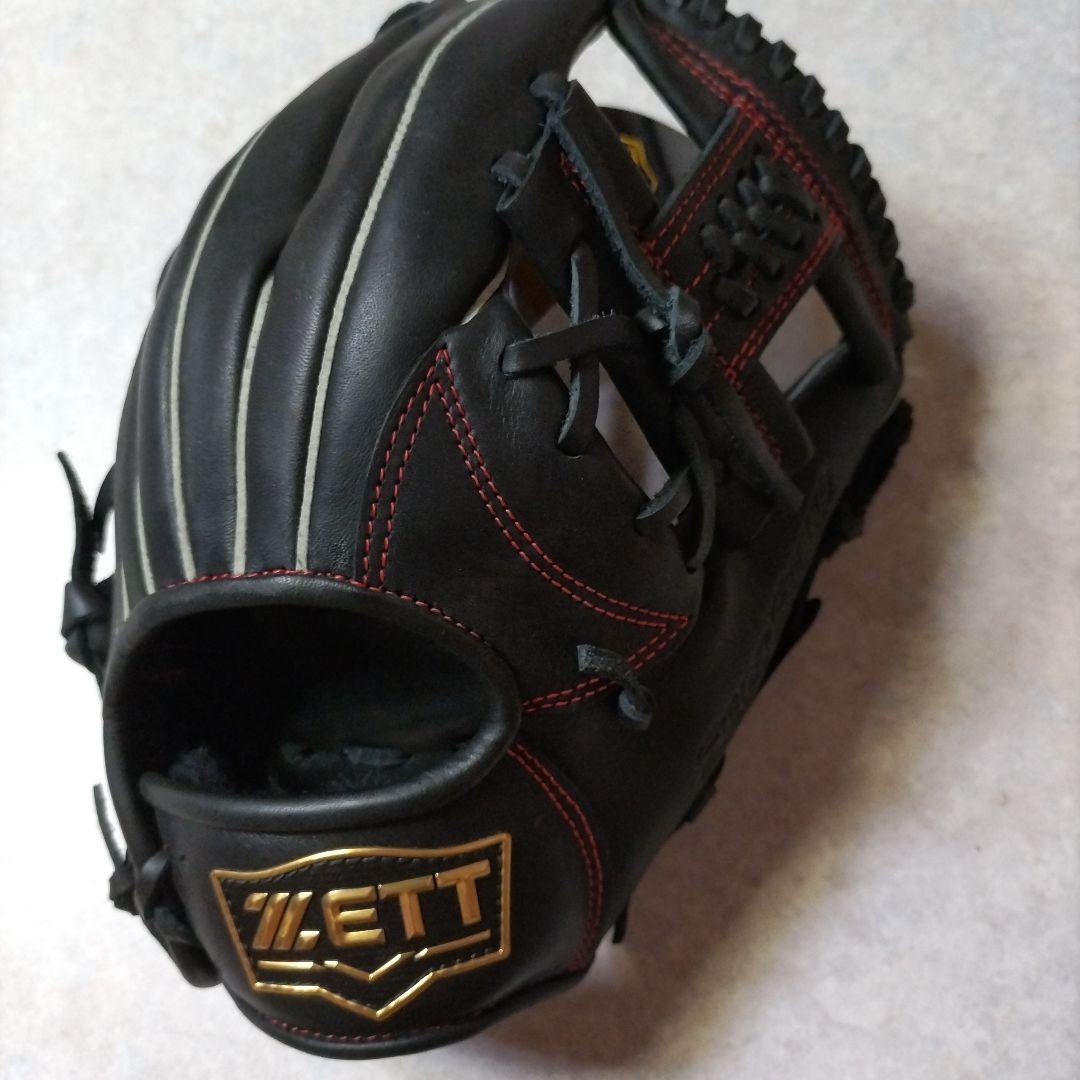 【2023年製】柔らかの人気アイテム　軟式用グローブ　ゼット　ブラック2