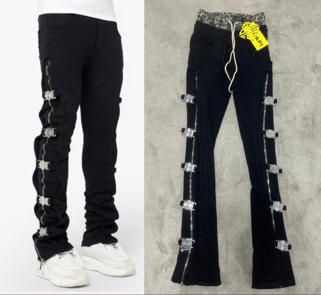 【新品未使用】GUAPI プレミアムスウェットパンツブラック28