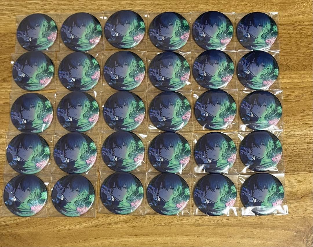 プロセカ　グリッター缶バッジ　vol.40 A 青柳冬弥