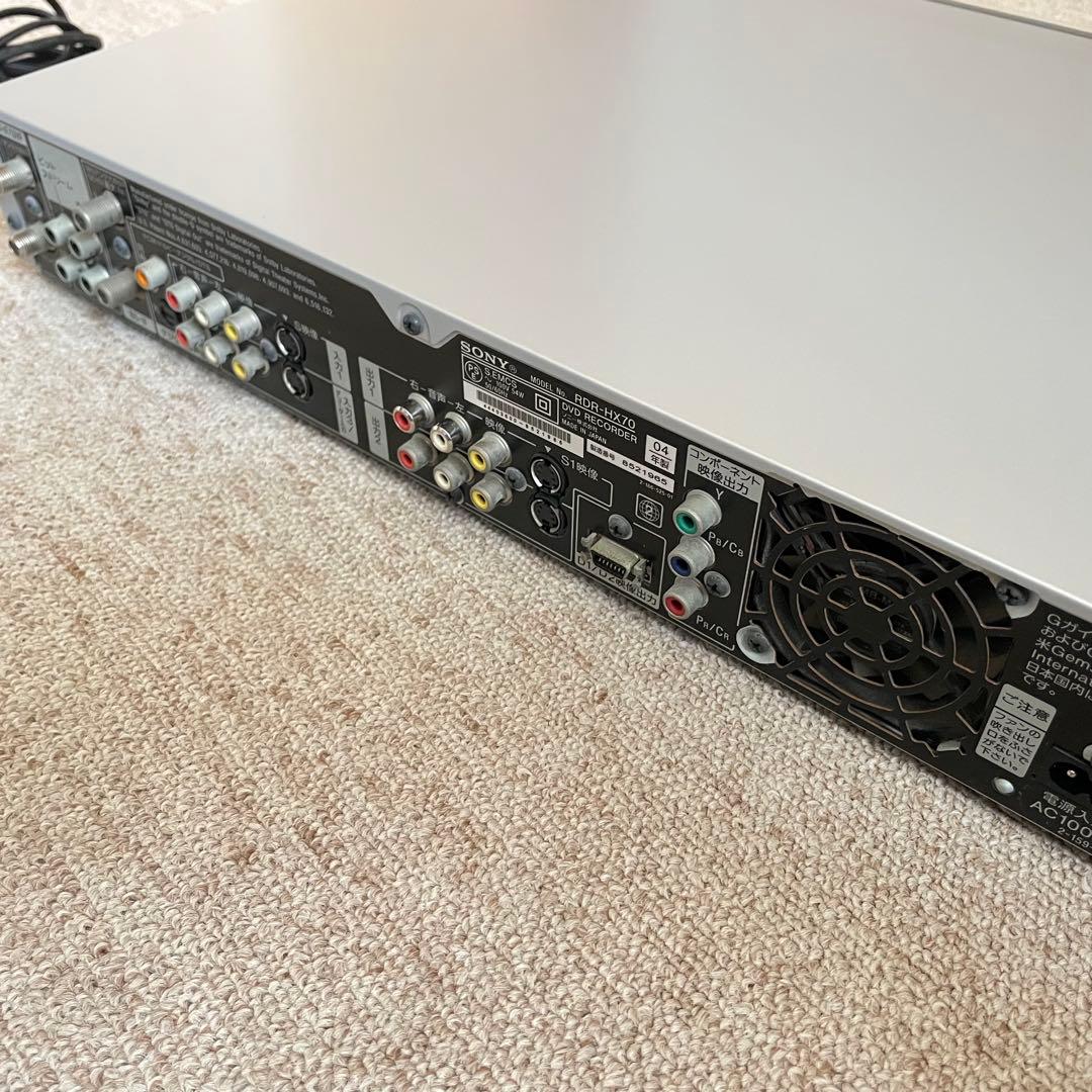 動作品 ソニー スゴ録 RDR-HX70 HDDレコーダー DVDレコーダー