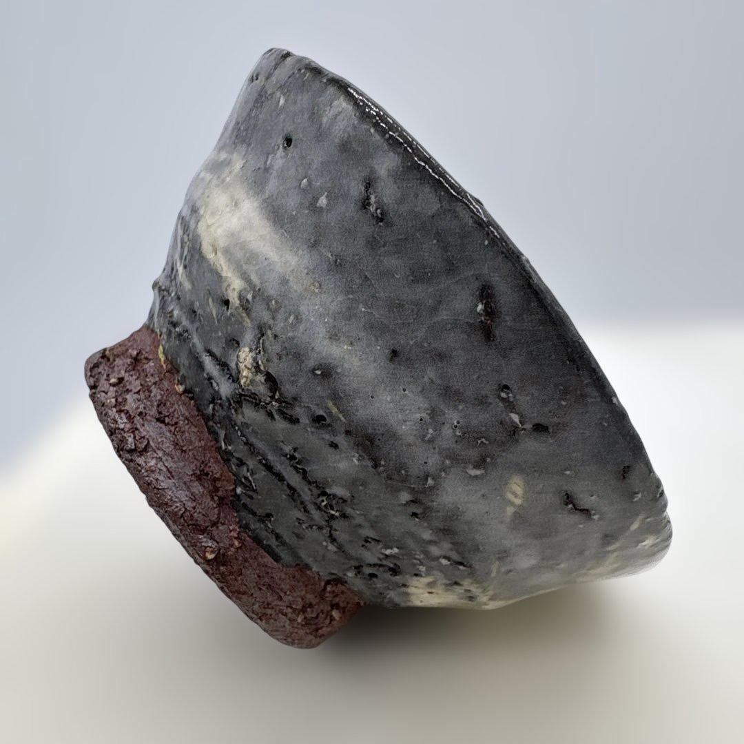 四代　真清水蔵六　刷毛目　酒盃