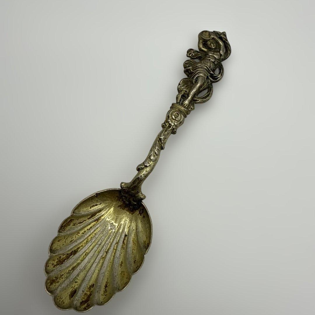 アンティーク Venus 貝殻モチーフ EP刻印 銀メッキ ヴィンテージ