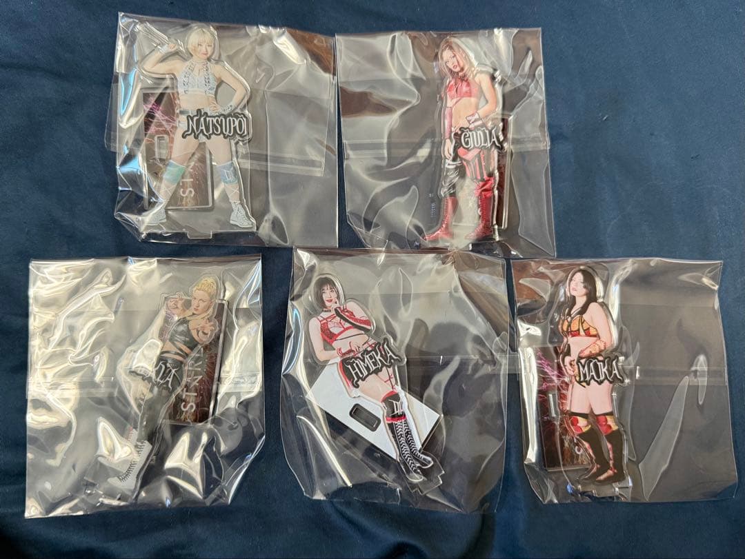 女子プロレス　スターダム　2022年　アクリルスタンド　DDM 5種セット