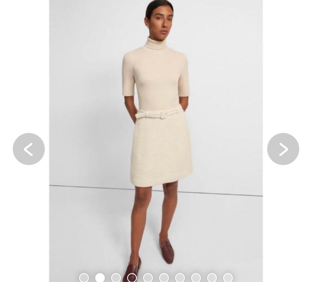 セオリー　ドッキングニットドレス