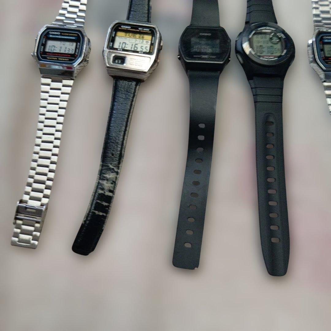 チ*ン様 【ジャンク★】 チープカシオ デジタル腕時計 まとめ売り 稼動品