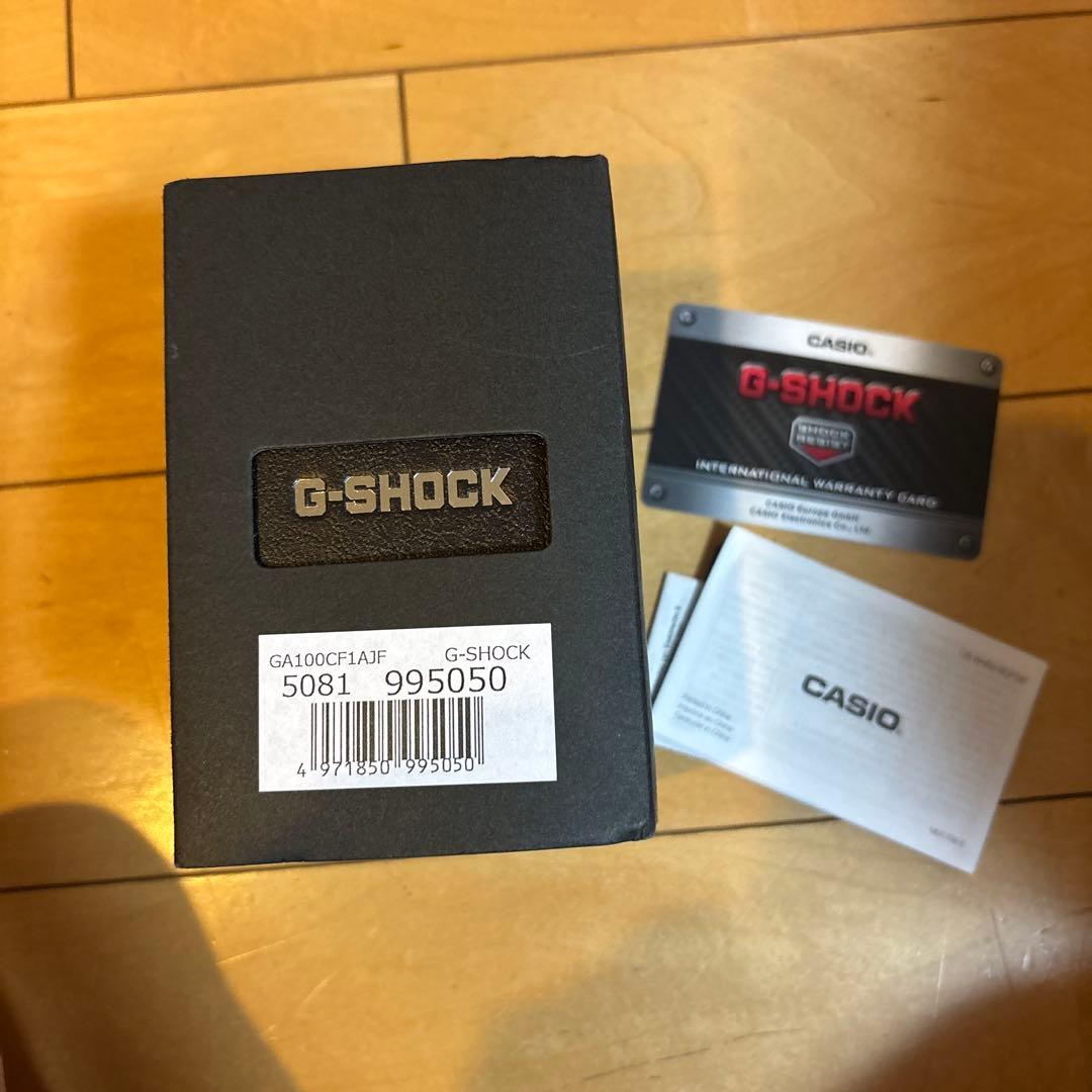 GA-100CF-1AJF G-SHOCK GA100CF1AJF 箱付き