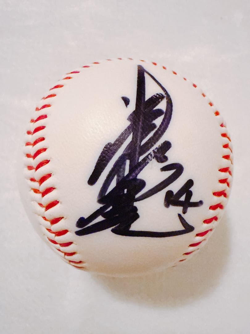 CARP 津田恒実さん、直筆サイン入りボール 番号14