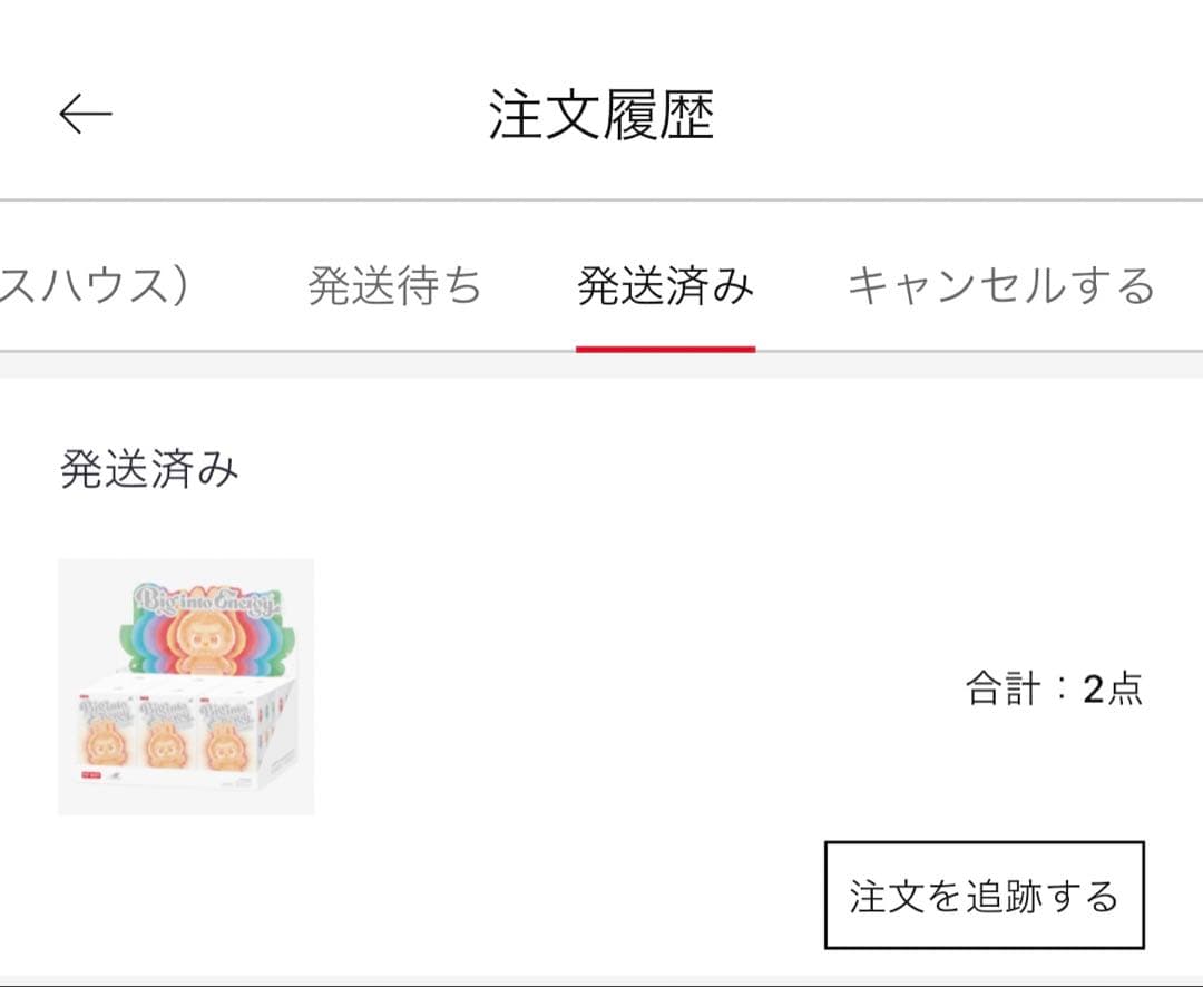 【正規品・未開封】ラブブ　Labubu Big into Energy 2ピース