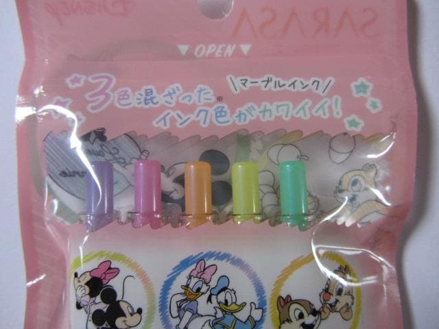 ゼブラ サラサクリップ マーブルカラー 5色セット 10パック ディズニー