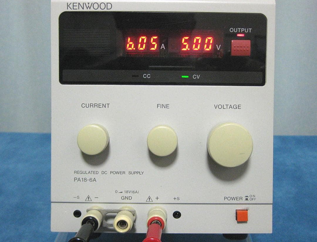 KENWOOD PA18-6A 直流安定化電源の中古品