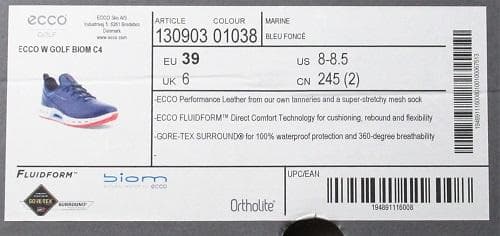 新品 ECCO　バイオム C4 ゴルフシューズ/レディス/39(24.5cm)