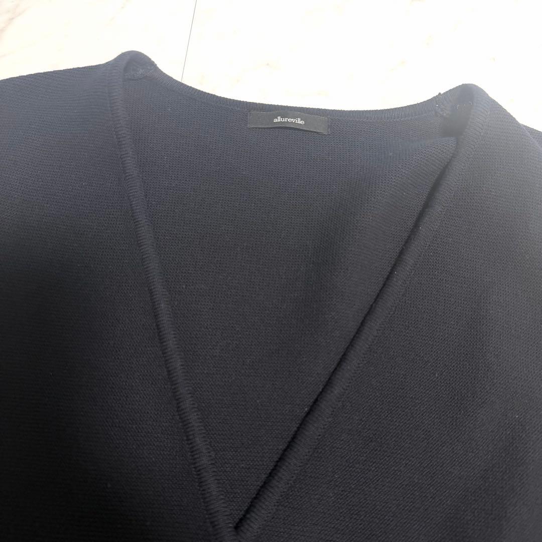 【美品】2025✨️アルアバイル セミダブルガーターニットジャケット メタル釦