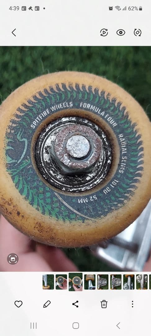 thunder titanium lights チタン 145 スケボー