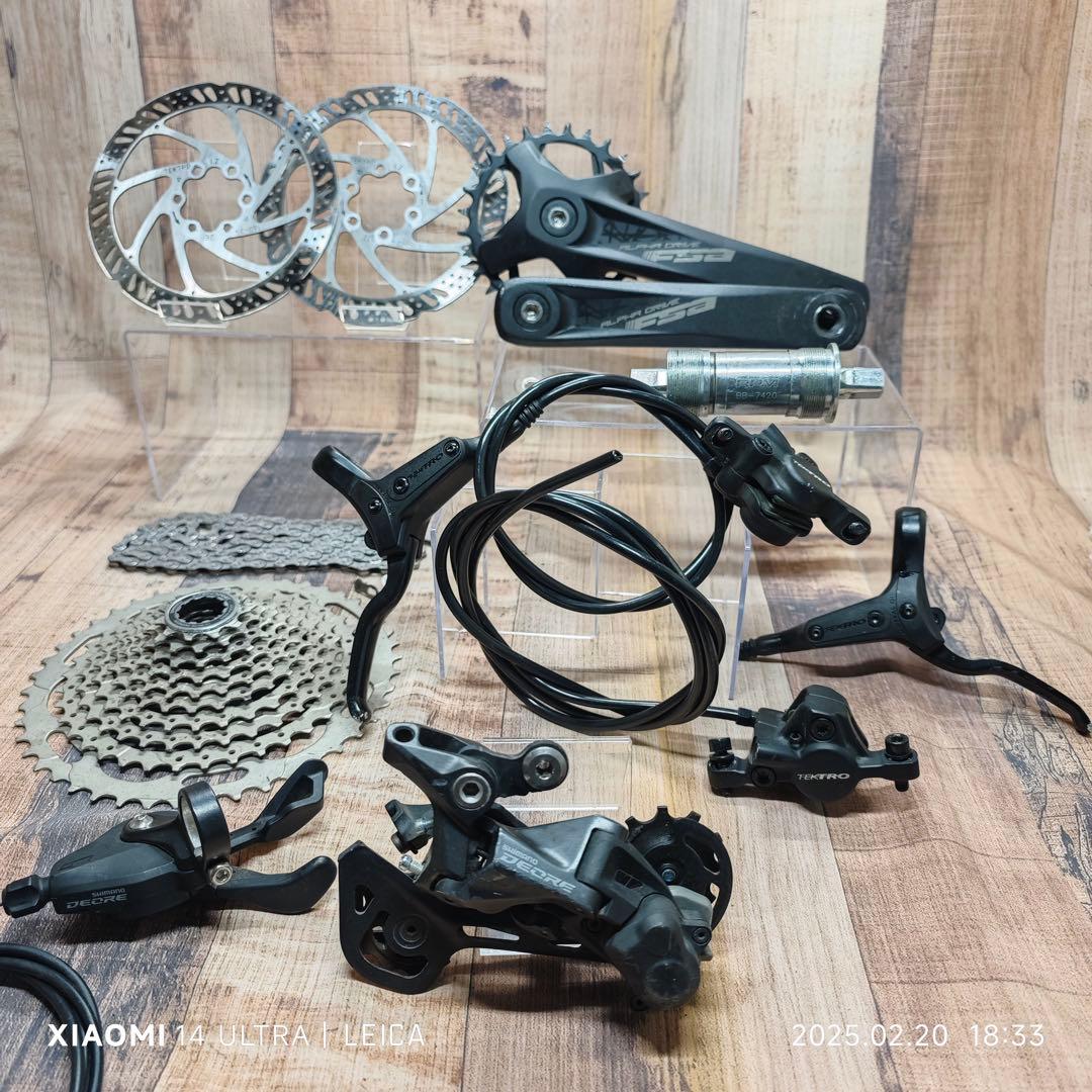 パーツ SHIMANO DEORE M5100 TEKTRO FSA mix set