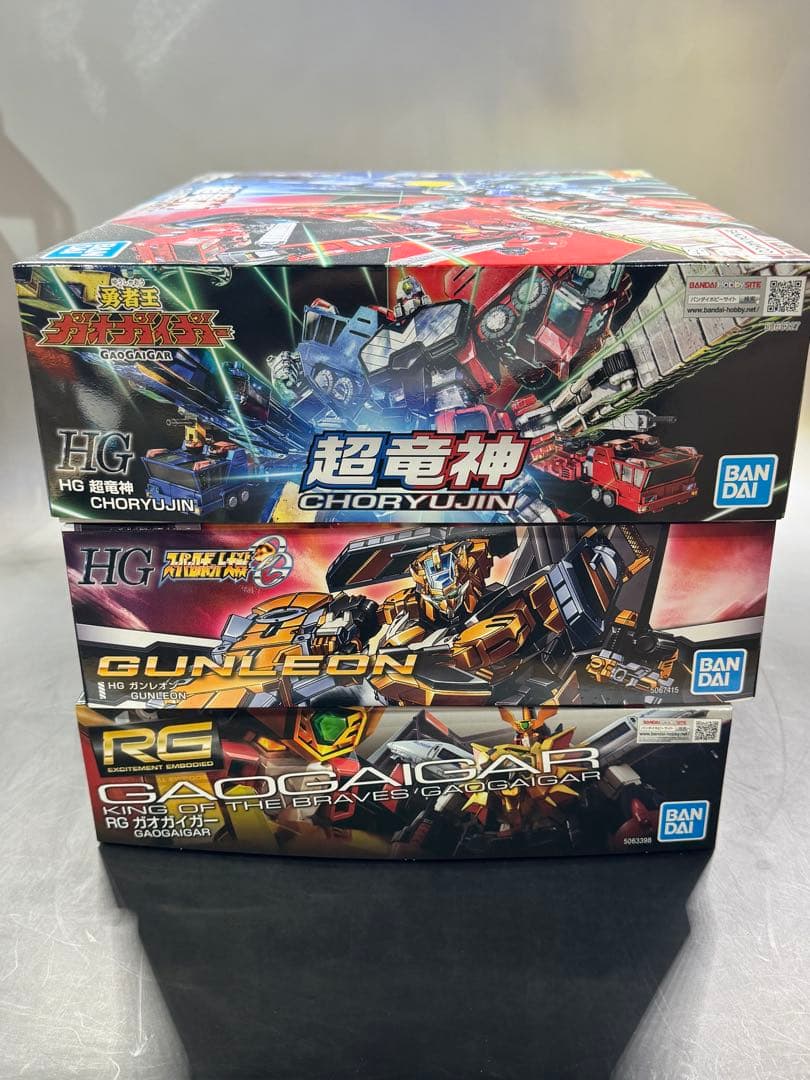 【未開封】RG ガオガイガー HG 超龍神・ガンレオン
