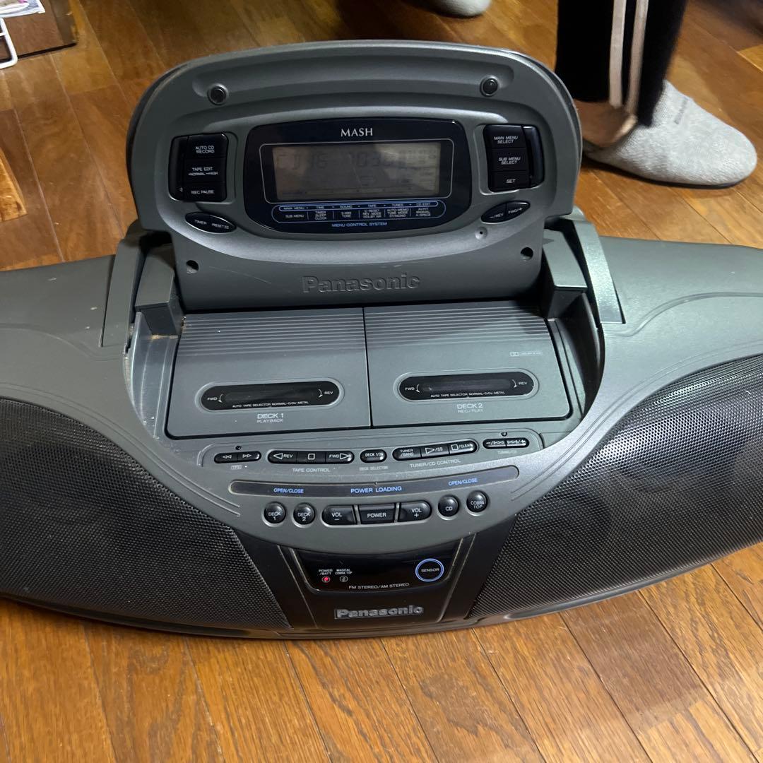 Panasonic コブラトップMASH CD・カセットデッキ