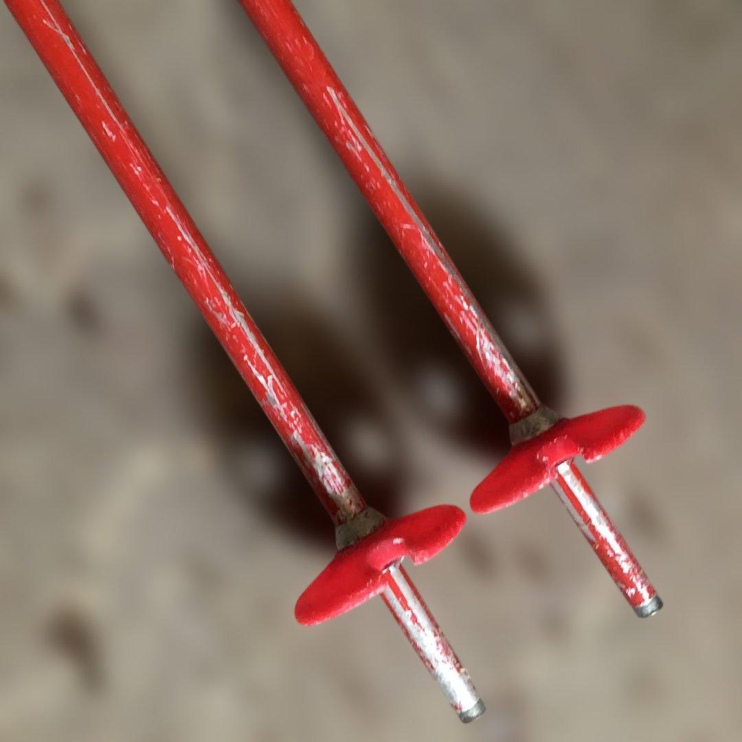 ジュニアスキーセット　スキー板／ビンディング／ストック／ホルダーベルト【140】