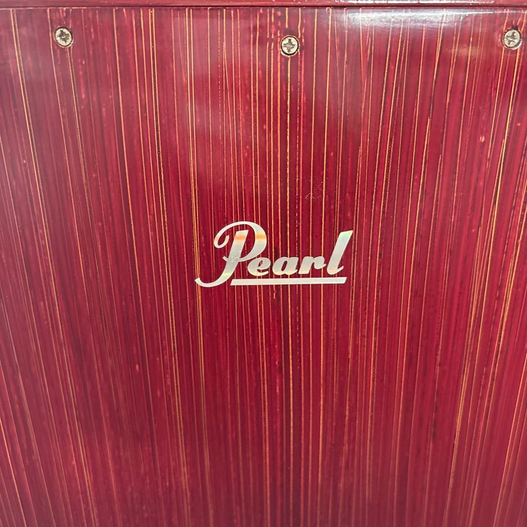 Pearl 木製カホン 赤