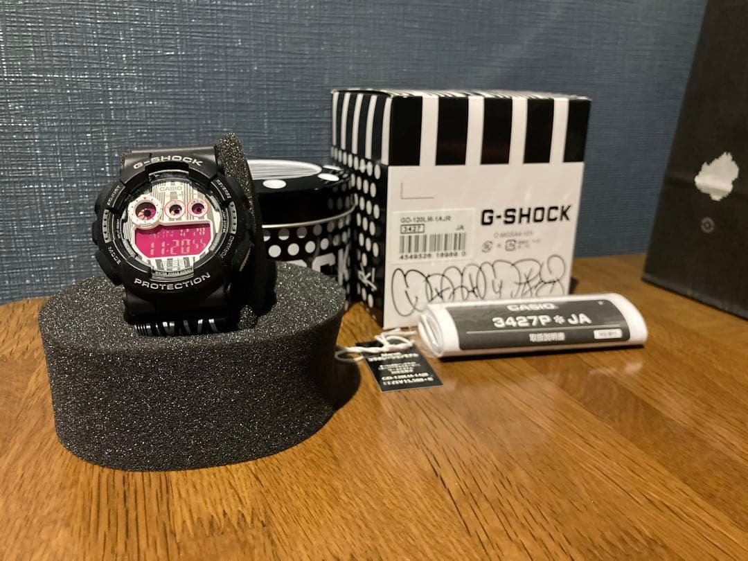 G-SHOCK GD-120LM-1AJR ブラック/ピンク