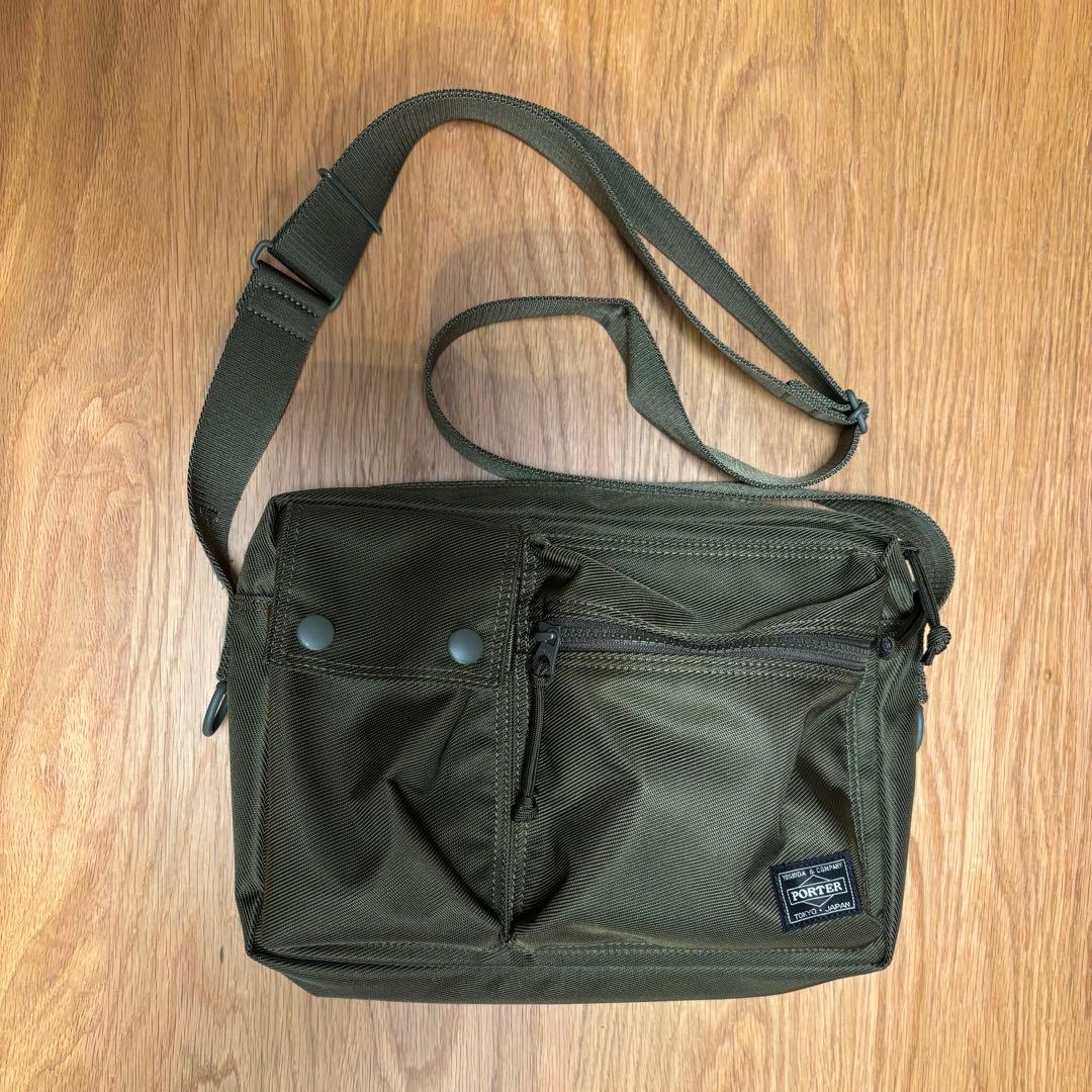 ポーターユニット ショルダーバッグ カーキ