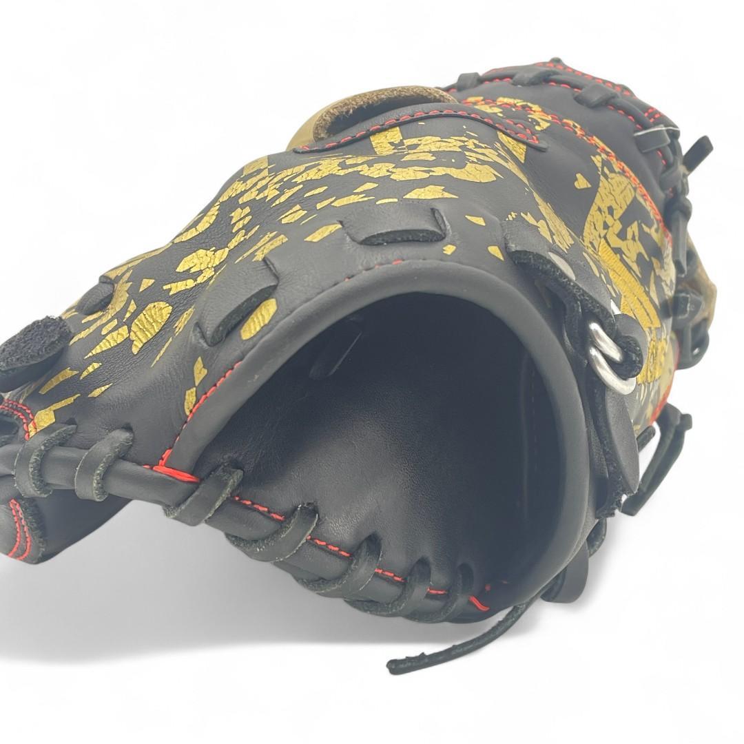 【adidas 】軟式キャッチャーミット 黒/金