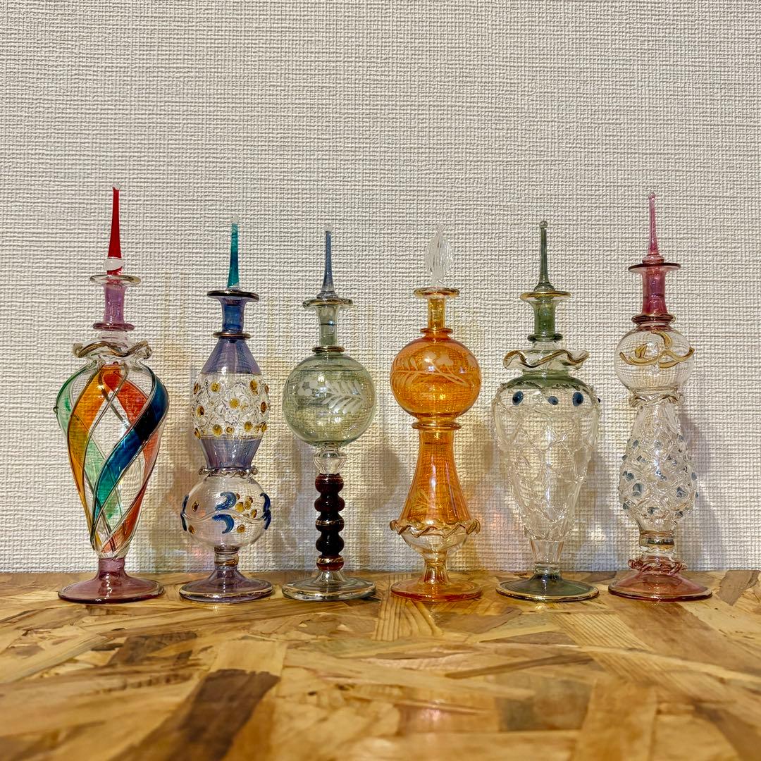 K*T様 エジプト　香水瓶　6本セット