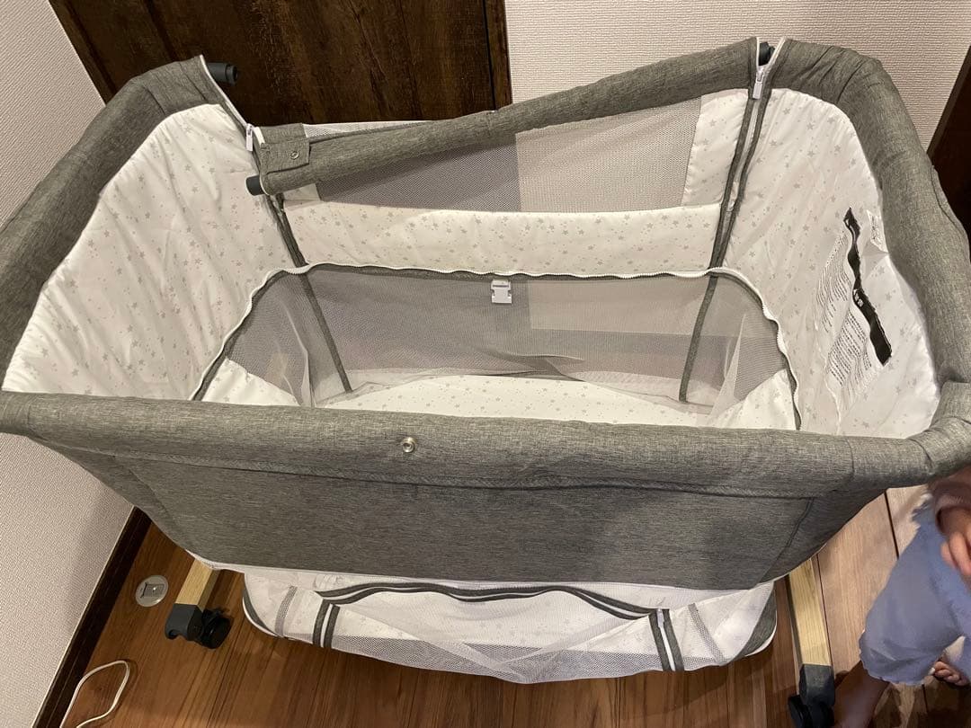 美品 ★ ベビーベッド ベビー用 マット サークル