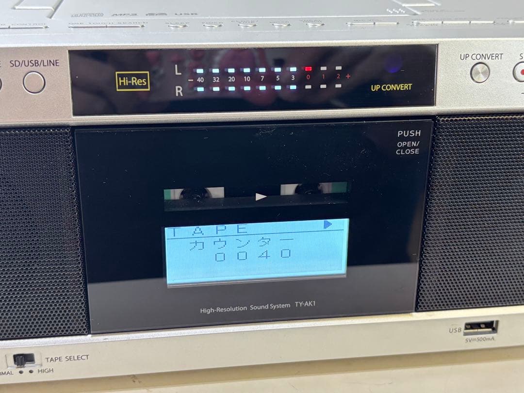 東芝 Aurex ラジオカセットレコーダー TY-AK1 2020年製