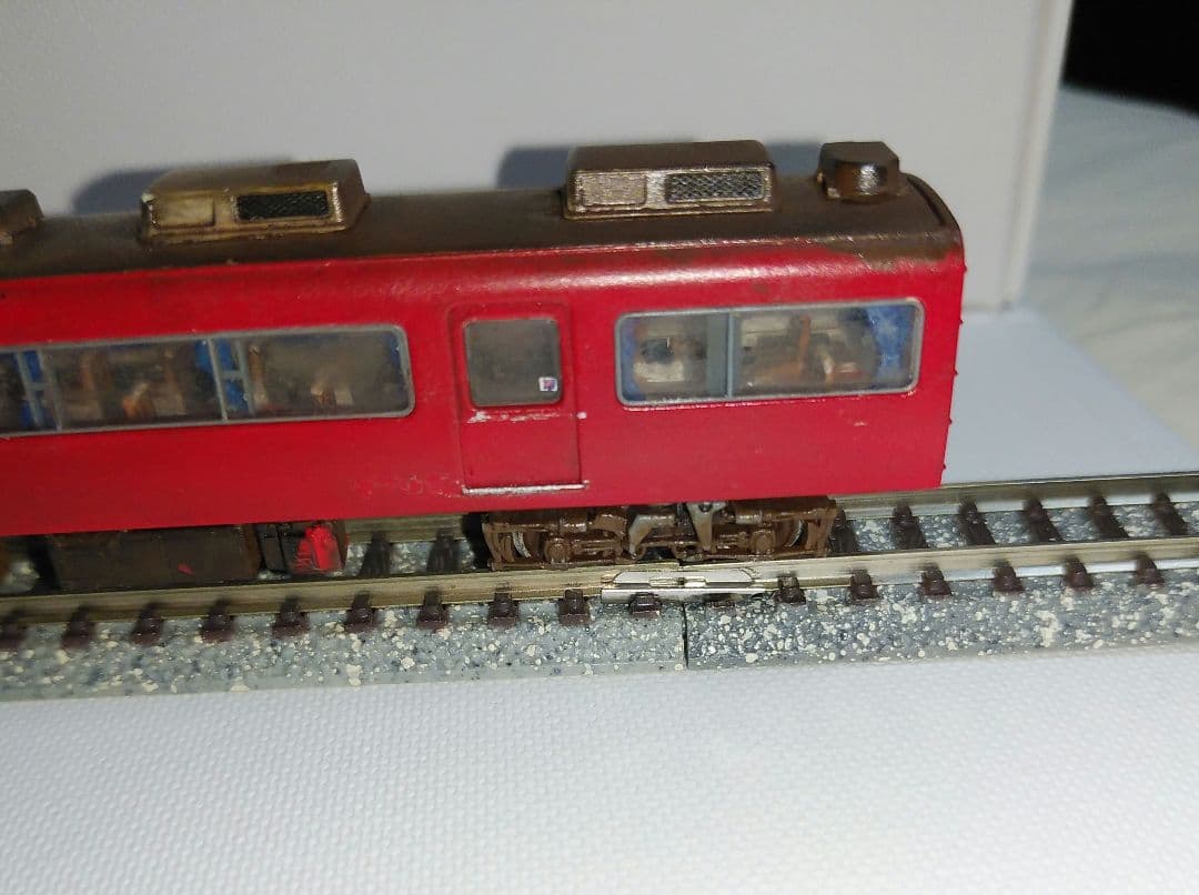 ウィンダー様鉄コレ　名鉄7700系Ｎ化済み及び各部汚し加工、デティールアップ仕様