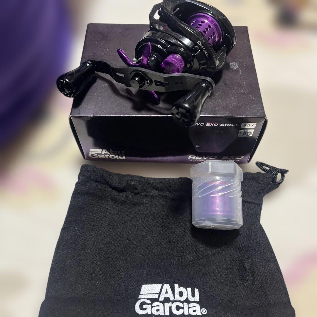 【美品】アブガルシア　REVO EXD SHS-L 社外品ノブ