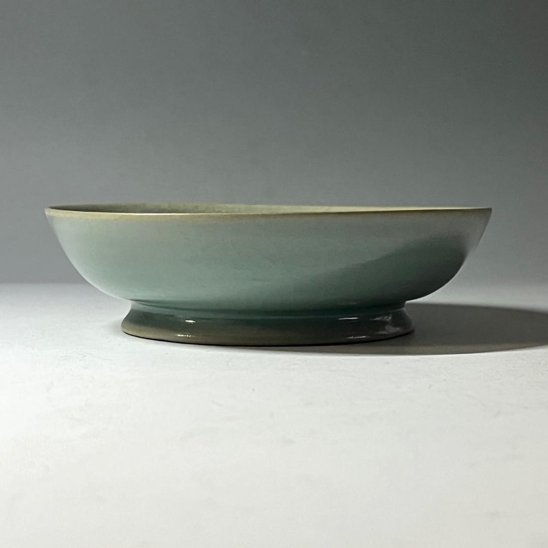 唐物 青磁洗 中国美術 古玩 擺件 SN785