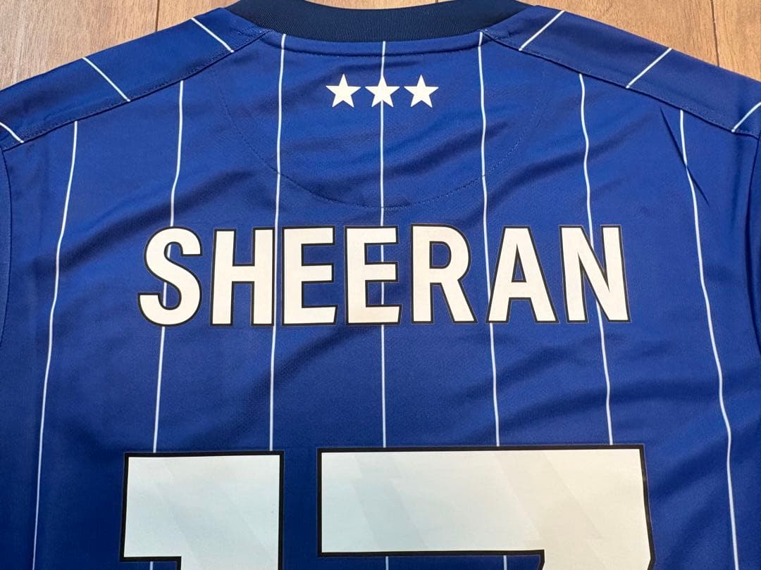 【超レア】ED SHEERAN(エド・シーラン)×IPSWICH公式ユニフォーム