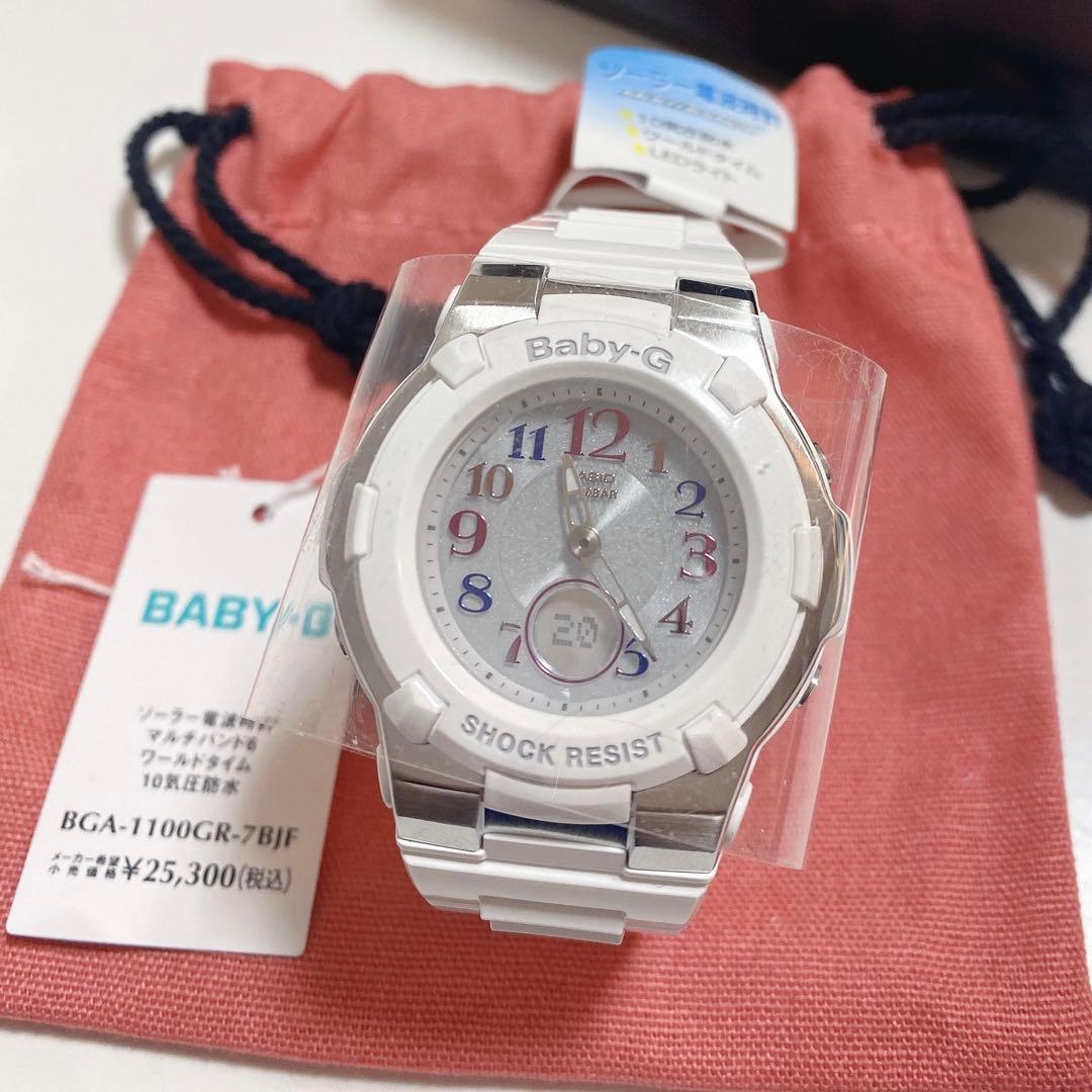 【保証書・付属品あり】 値引き可BABY-G BCA-1100GR-7BJF