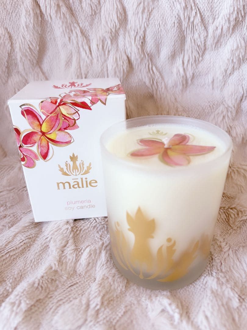 2つセット◾️malie アロマキャンドル プルメリア ココナッツバニラ